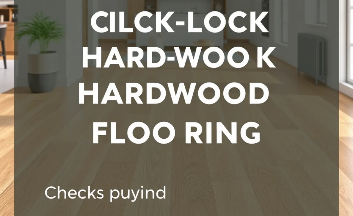 Click-Lock Hardwood Flooring: Genius & Essential Guide - Nailer Guy