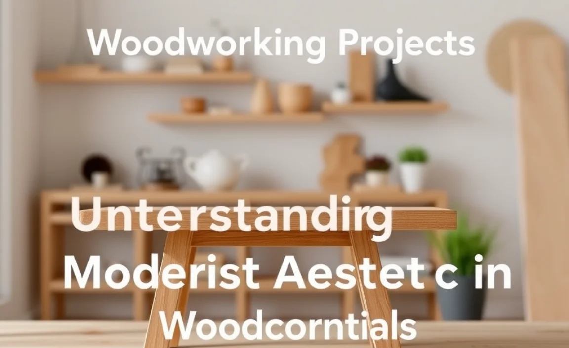 Picture of Woodworking Projects For Modern Minimalist Furniture: Proven Essentials ...