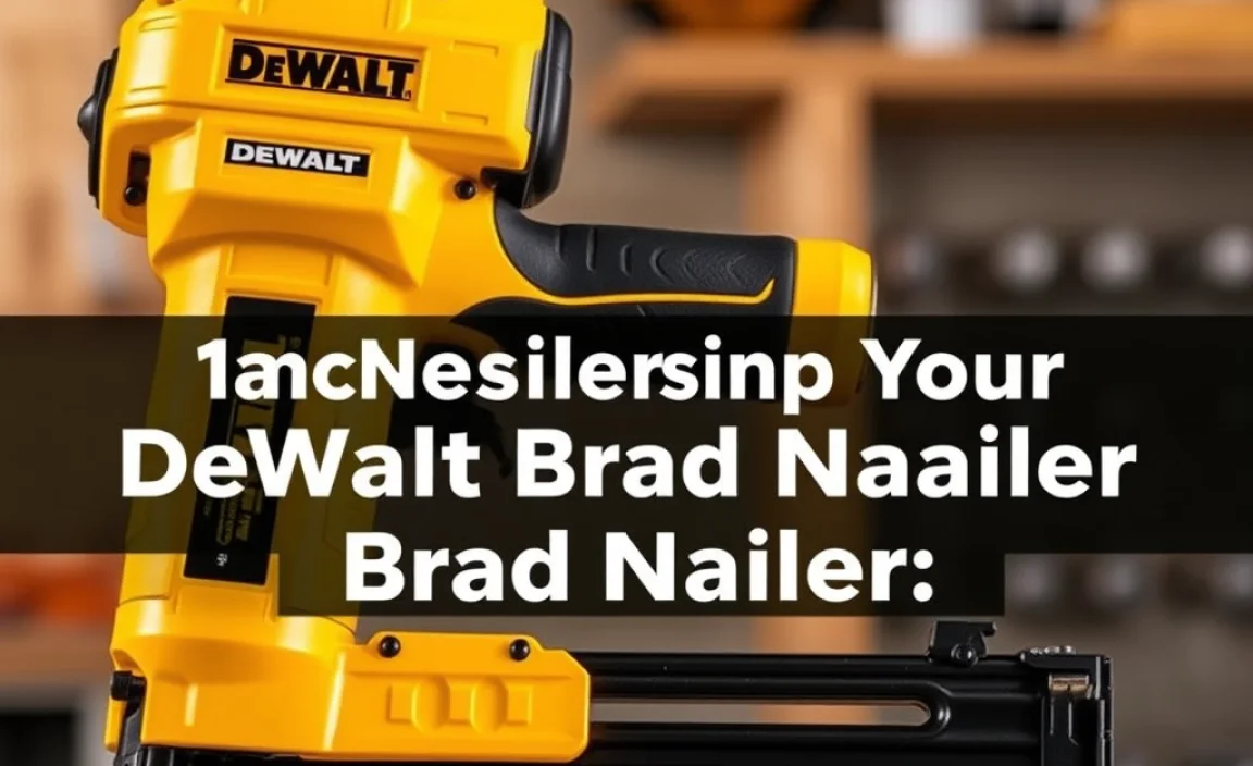 What Nails To Use With Dewalt Brad Nailer: Essential Guide - Nailer Guy