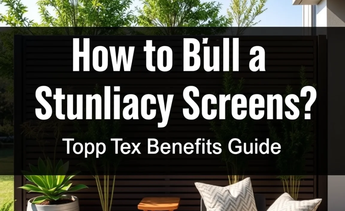 How to Build Stunning Privacy Screens: Essential Guide - Nailer Guy